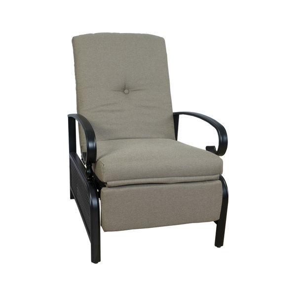 Latitude Run® Aadhira Recliner Patio Chair with Cushions & Reviews